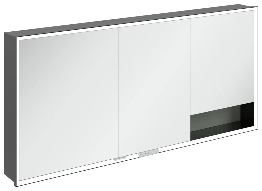 Villeroy & Boch Einbau-Spiegelschrank „My View+“ 1600 × 750 × 168 mm in Soft Green