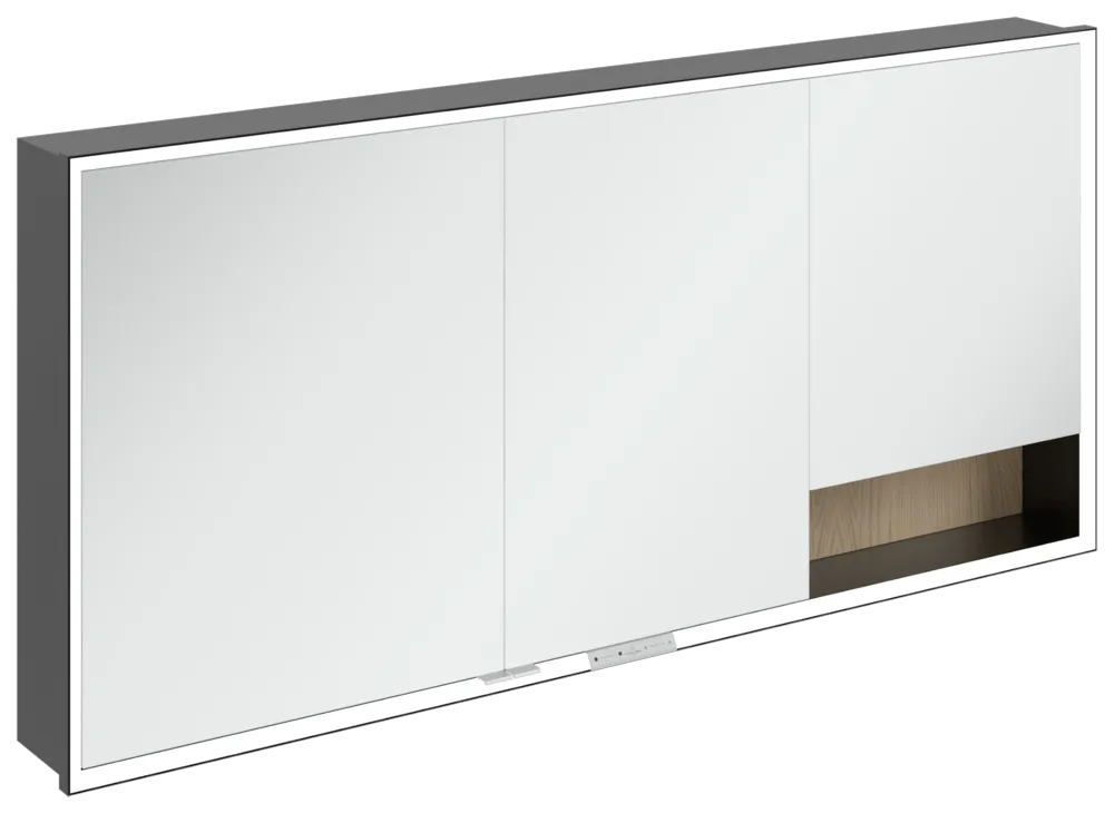 Villeroy & Boch Einbau-Spiegelschrank „My View+“ 1600 × 750 × 168 mm in Nordic Oak