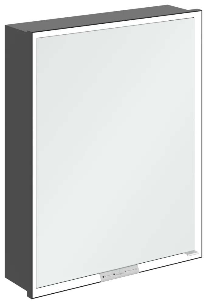 Villeroy & Boch Einbau-Spiegelschrank „My View+“ 600 × 750 × 168 mm in White Matt, Anschlag links, links