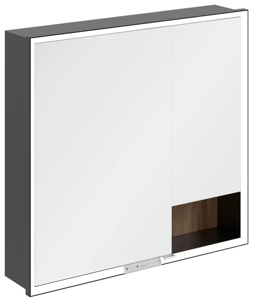 Villeroy & Boch Einbau-Spiegelschrank „My View+“ 800 × 750 × 168 mm in Kansas Oak