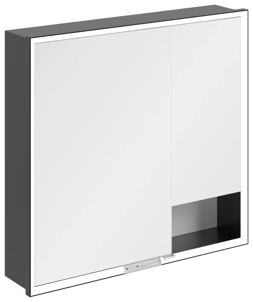 Villeroy & Boch Einbau-Spiegelschrank „My View+“ 800 × 750 × 168 mm in Pure White