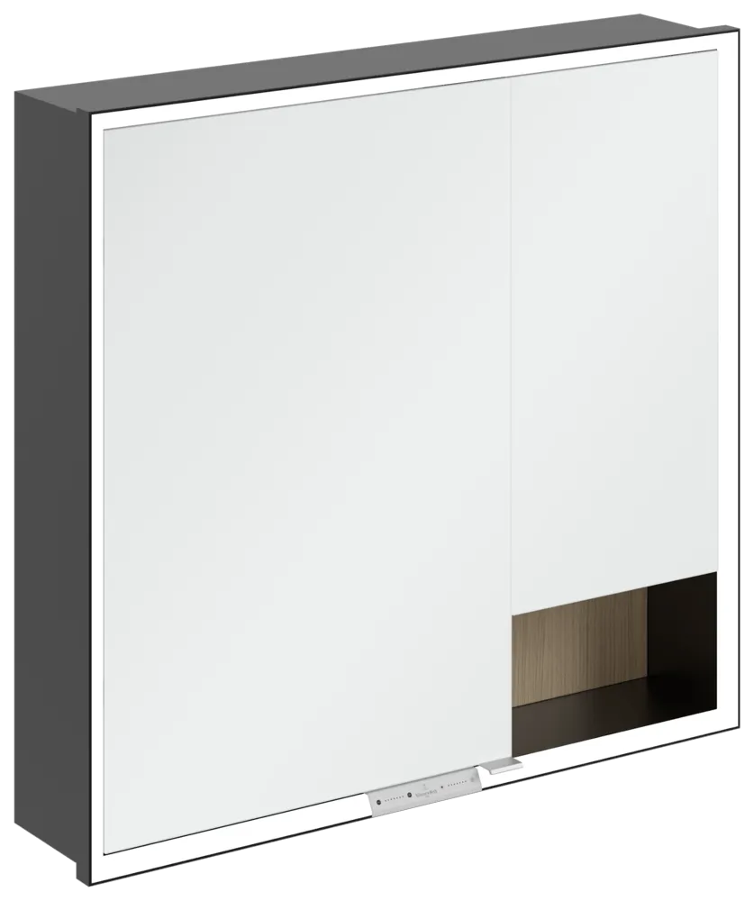 Villeroy & Boch Einbau-Spiegelschrank „My View+“ 800 × 750 × 168 mm in Nordic Oak