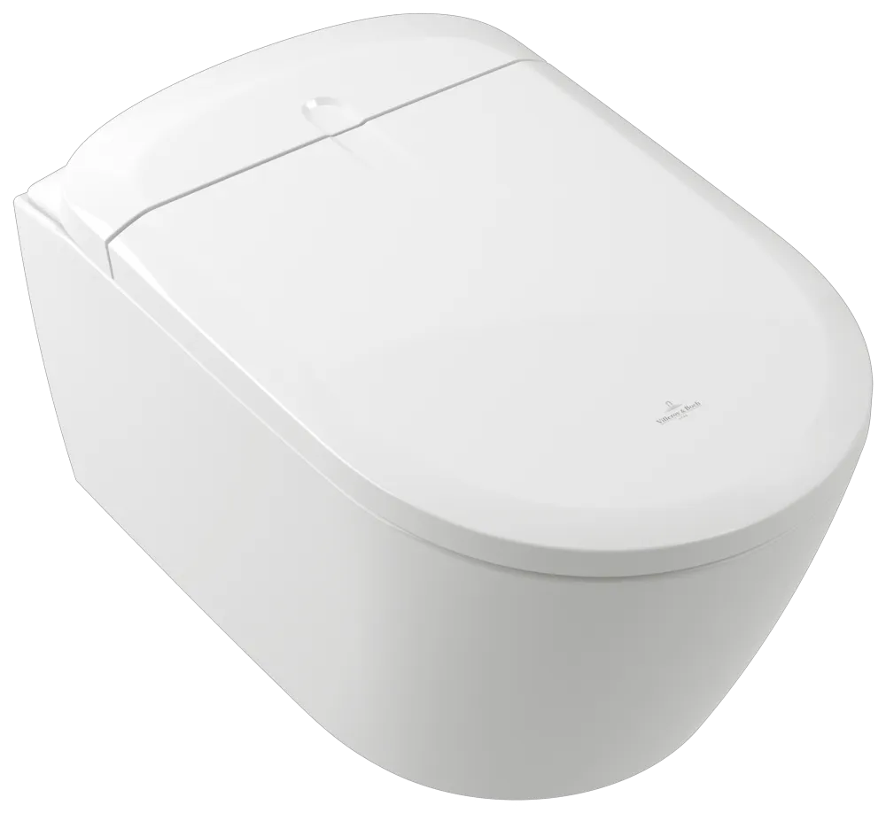 Dusch-WC „Supreo“ 423 × 384 mm in Weiß Alpin, Befestigung verdeckt