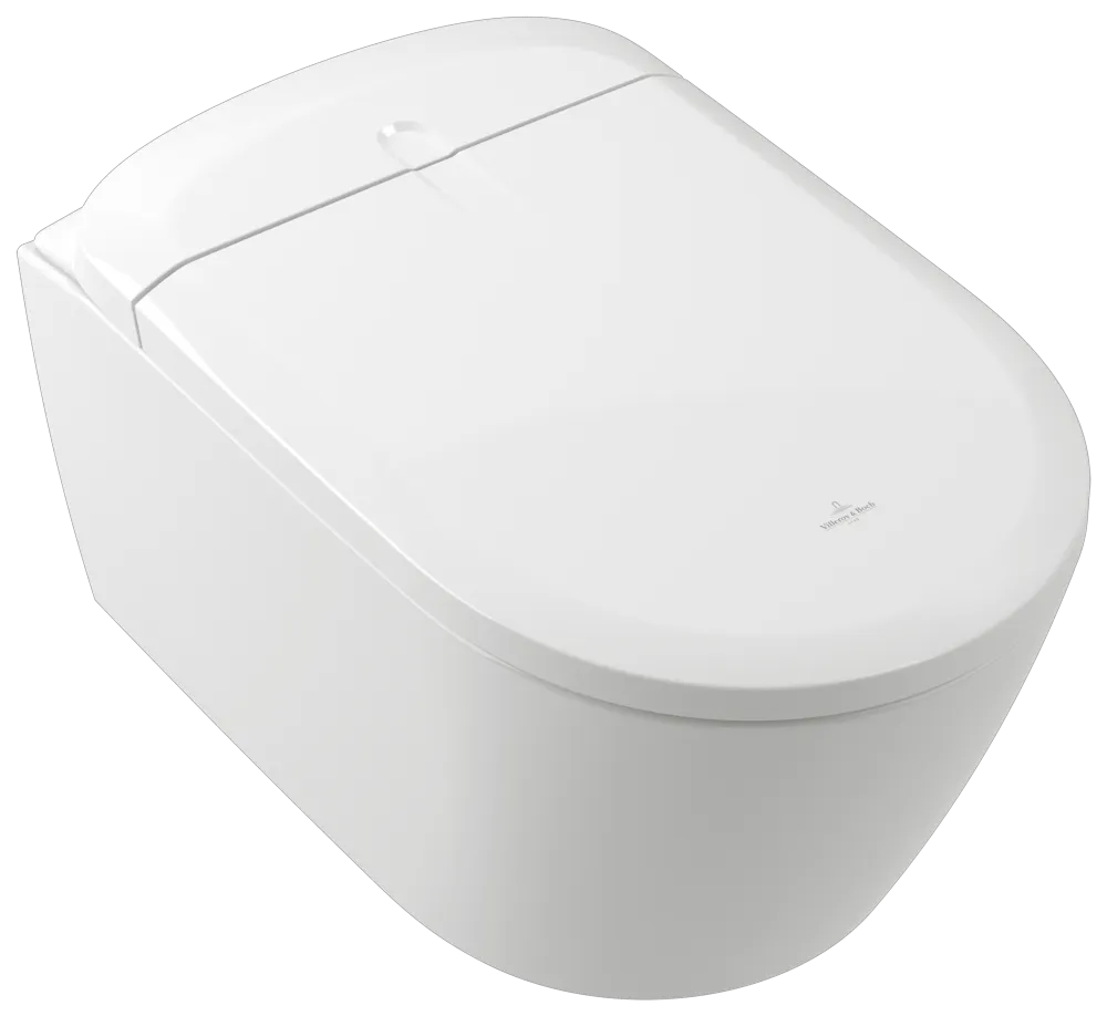 Dusch-WC „Supreo Select“ 424 × 384 mm in Weiß Alpin, Befestigung verdeckt