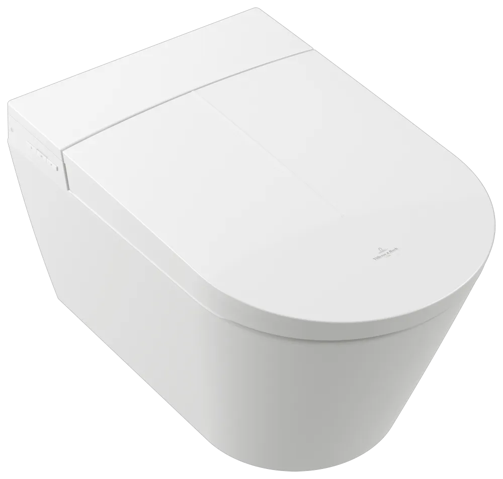 Dusch-WC Tivo ViClean-M V22EM1, 609 x 400 x 430 mm, Oval, Weiß Alpin CeramicPlus