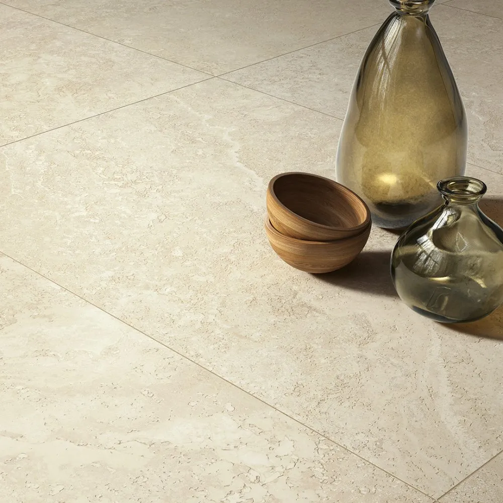 CASTELVETRO FLIESEN ROMA AVORIO NATURAL REKTIFIZIERT 100X100