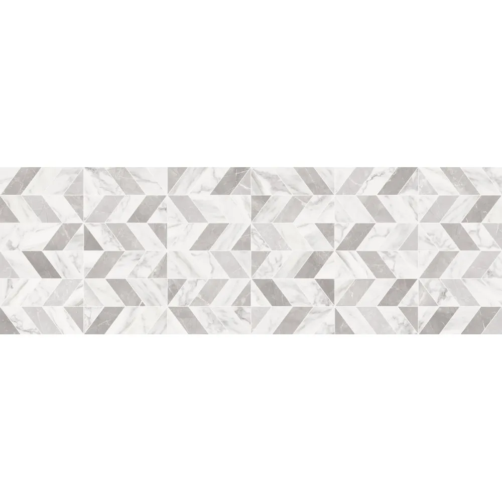 MARAZZI FLIESEN MARBLEPLAY DEKOR NAOS WHITE LUX REKTIFIZIERT 30X90