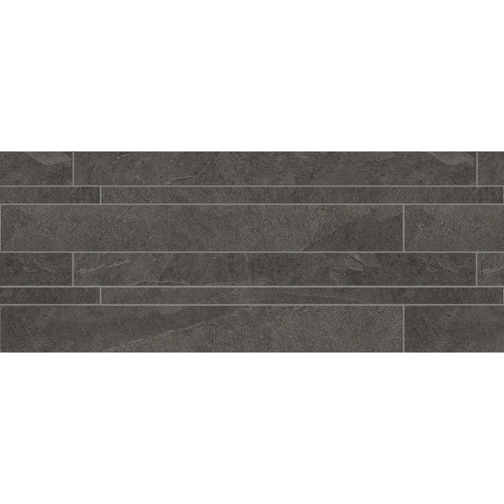 ERGON CORNERSTONE LISTELLI SFALSATI SLATE BLACK NATURAL 30X60