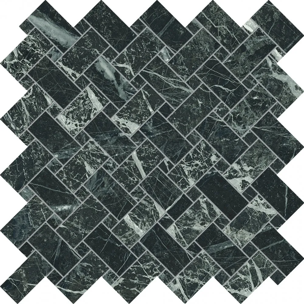 EMILCERAMICA TELE DI MARMO REVOLUTION INTRECCI VERDE SAINT DENIS NATURAL 30X30