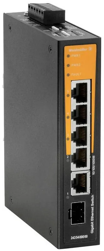 Weidmüller Ie Sw Bl05 4 Gt 1 Gs Industrial Ethernet Switch 5 Port Switch 1 Gbps B-Ware