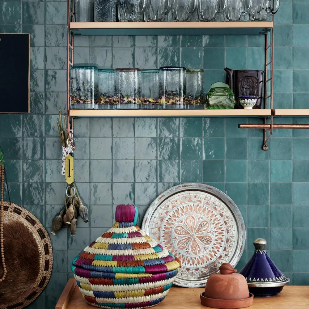 MARAZZI FLIESEN CROGIOLO ZELLIGE PETROLIO LUX 10X10