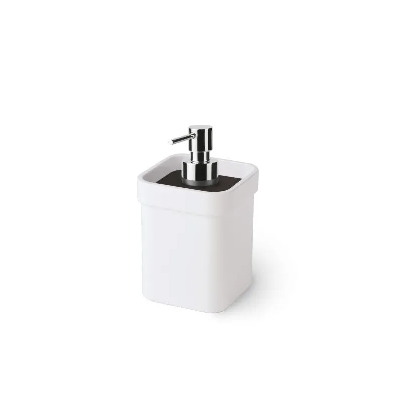 LINEABETA GRELA SEIFENSPENDER AUS MELAMIN UND SCHWARZ LACKIERTEM ALUMINIUM 250ML