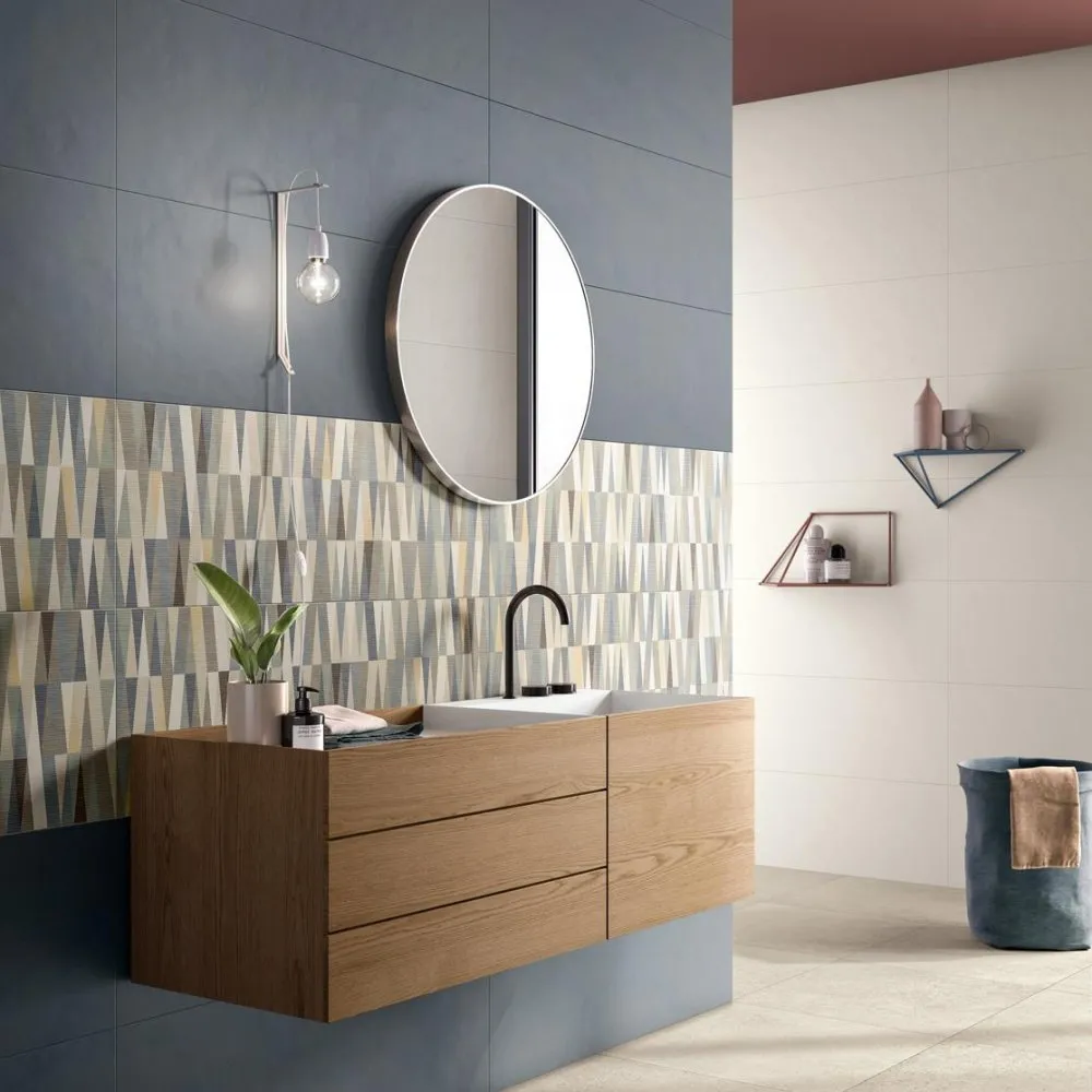 PANARIA FLIESEN EVEN OCEAN NATURAL REKTIFIZIERT 35X100