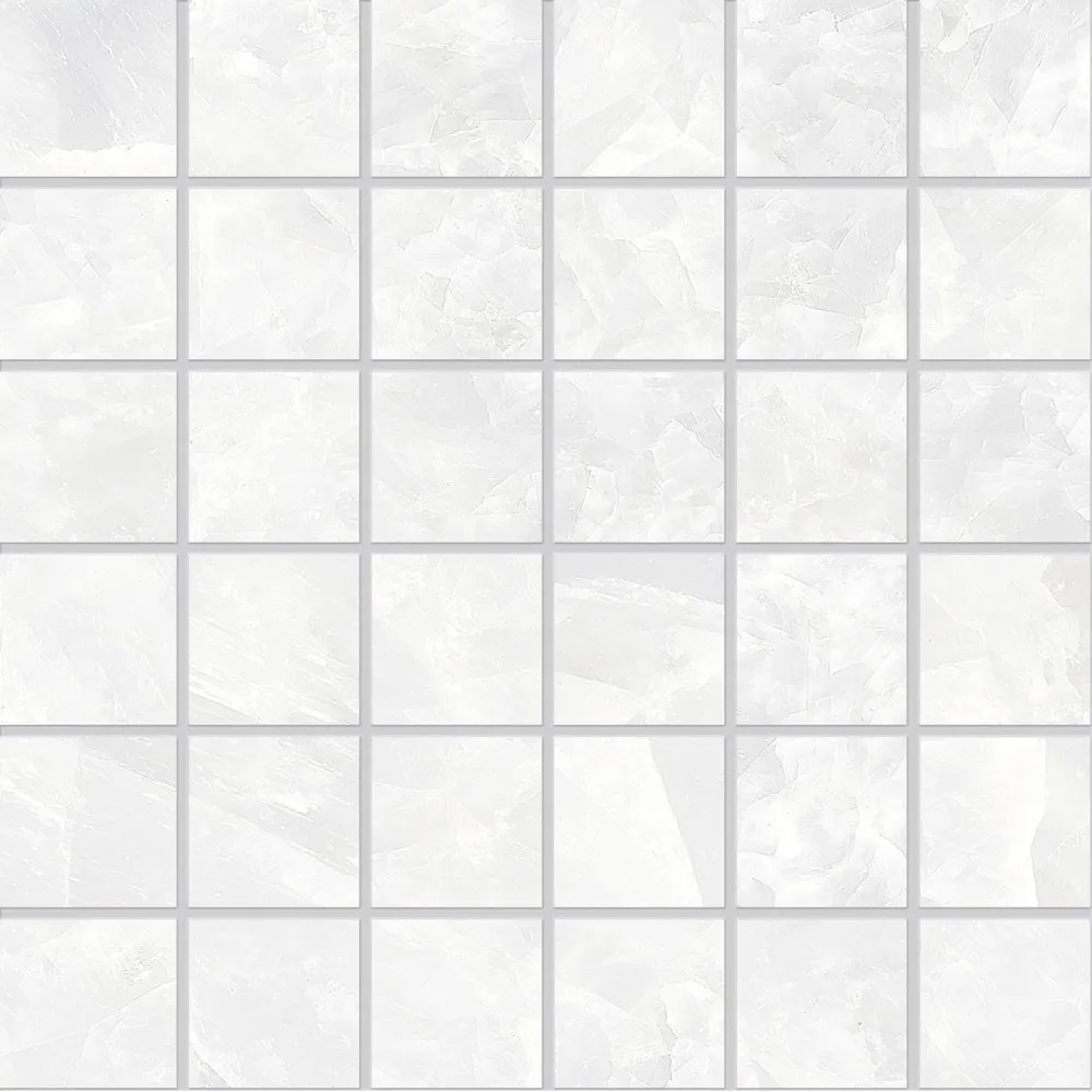 EMILCERAMICA TELE DI MARMO REVOLUTION MOSAIK 5X5 THASSOS NATURAL 30X30