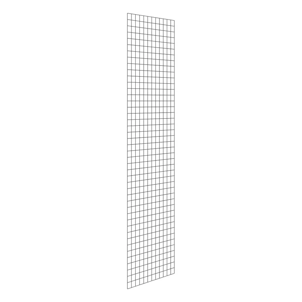 Gitter-Seitenwand für Fachbodenregale Stecksystem T-Profil | passend zu HxT 200x60cm | Masche 5x5cm | Stärke 2,4mm | Verzinkt