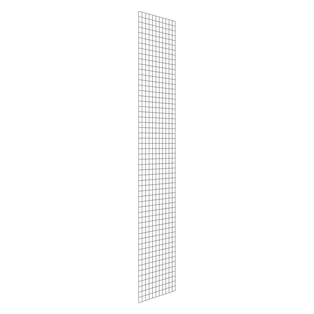 Gitter-Seitenwand für Fachbodenregale Stecksystem T-Profil | passend zu HxT 250x60cm | Masche 5x5cm | Stärke 2,4mm | Verzinkt