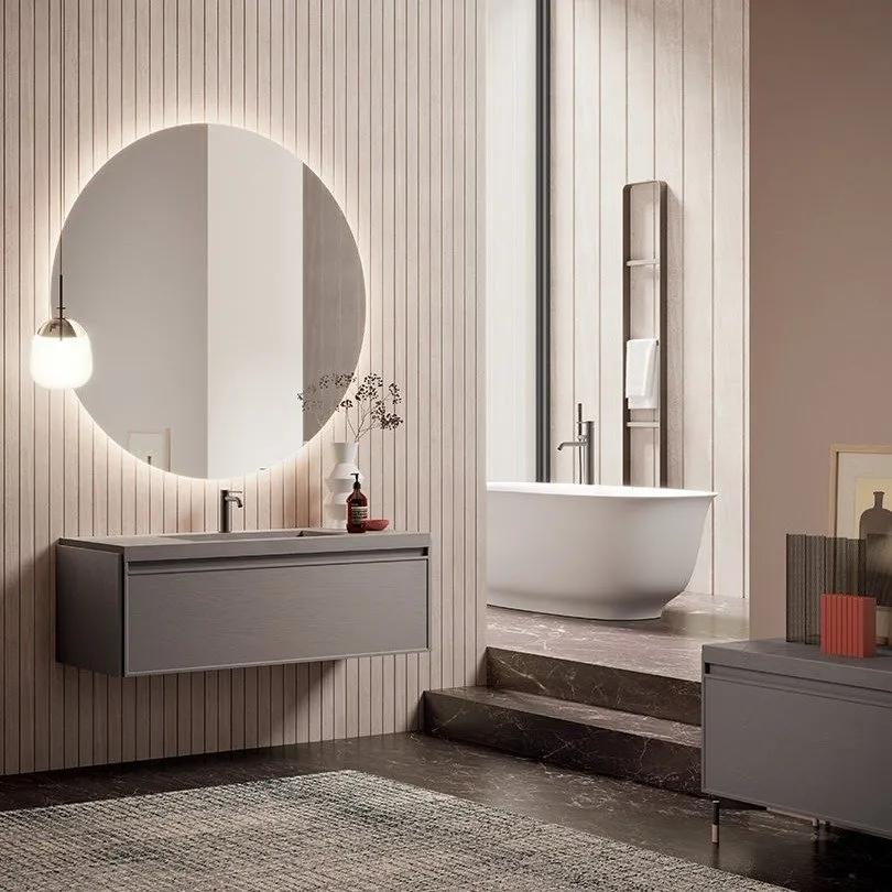 ARTESI HERITAGE ST03 UNTERSCHRANK 1 SCHUBLADE MIT WASCHBECKEN UND SPIEGEL