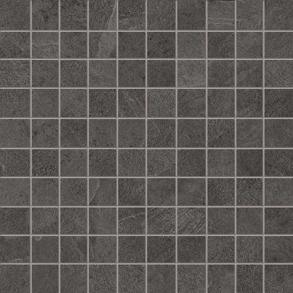 ERGON CORNERSTONE MOSAICO SLATE BLACK NATURAL 30X30
