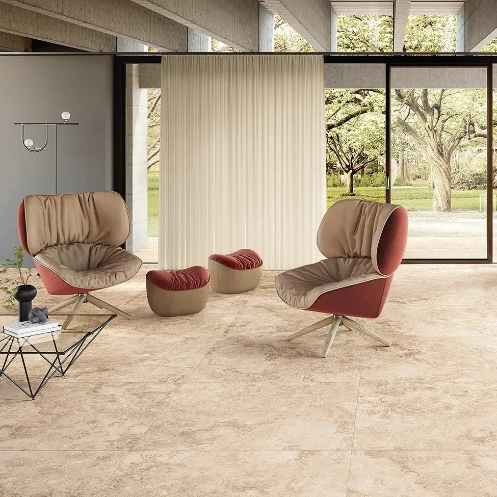 KEOPE FLIESEN OMNIA RAPOLANO BEIGE SPAZZOLATO R10 REKTIFIZIERT 40X80